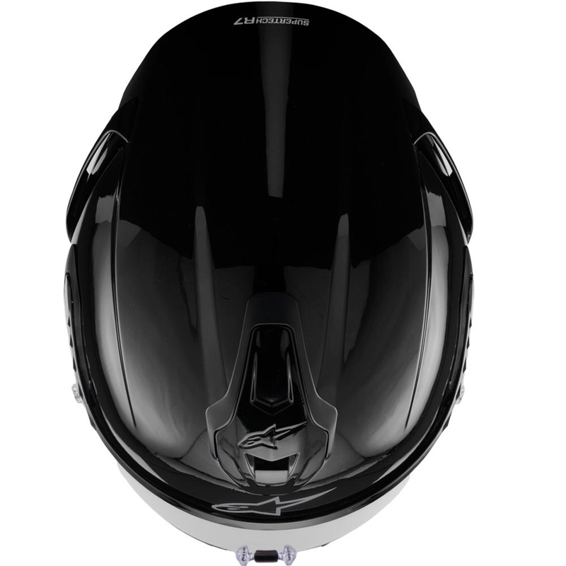 Alpinestars S-R7 Solid integraalhelm voor motorfietsen, zwart