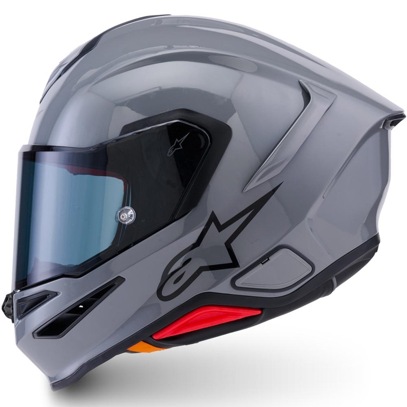 Alpinestars S-R7 Solid integraalhelm voor motorfietsen, grijs