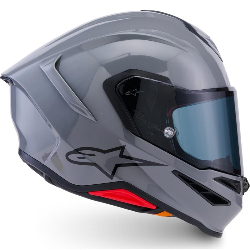 Alpinestars S-R7 Solid integraalhelm voor motorfietsen, grijs