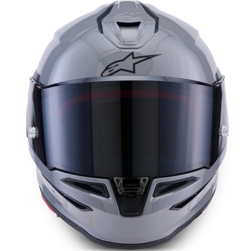 Alpinestars S-R7 Solid integraalhelm voor motorfietsen, grijs