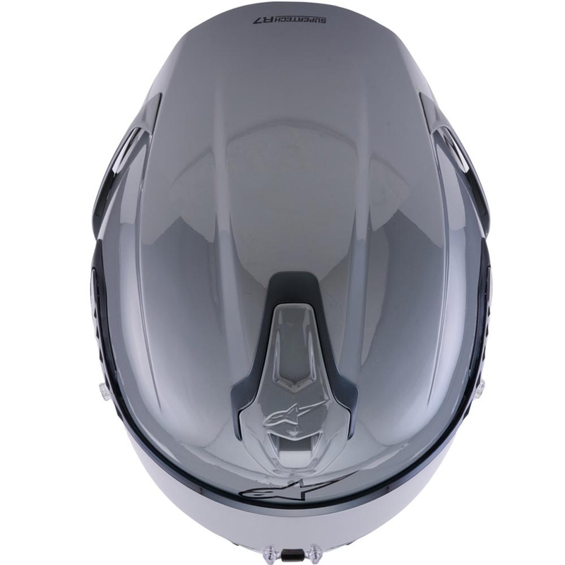 Alpinestars S-R7 Solid integraalhelm voor motorfietsen, grijs