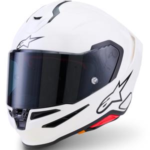 Alpinestars S-R7 Solid integraalhelm voor motorfietsen, wit