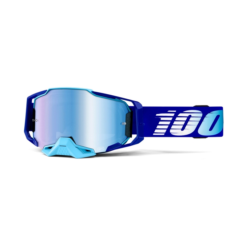 Motokrosové brýle 100% ARMEGA Royal modré (modré plexi)