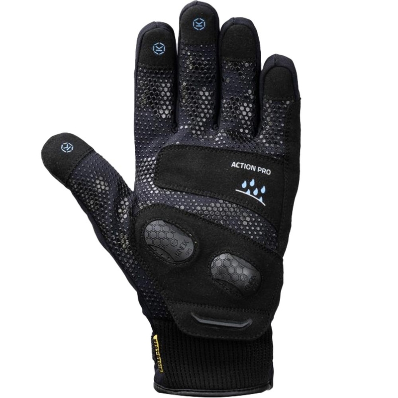 Knox Action PRO waterdichte motorhandschoenen zwart