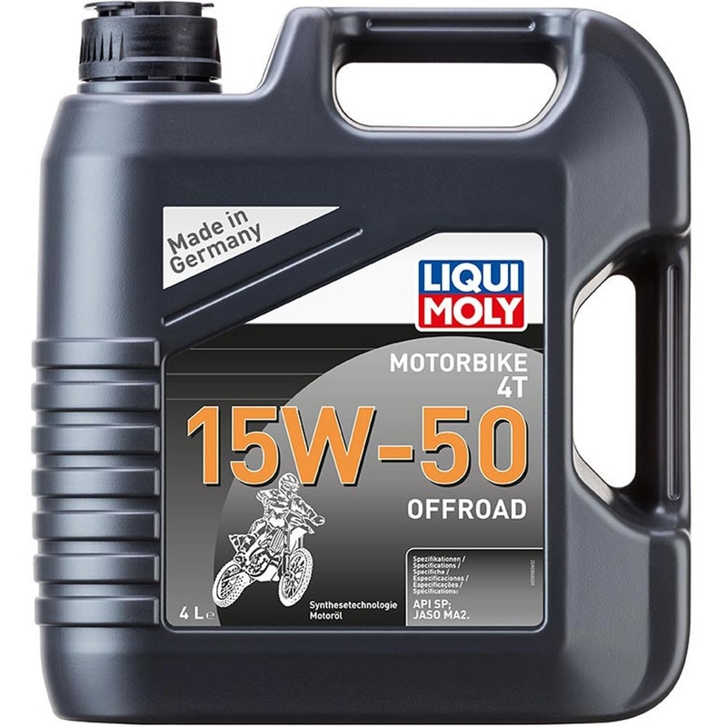 Synthetische motorolie LIQUI MOLY Motorbike 4T 15W50 Offroad 4 l