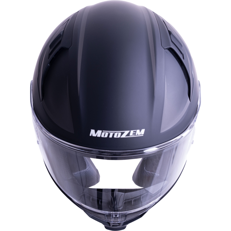 MotoZem Guardian integraalhelm voor motorfietsen, matzwart - voorbeeld