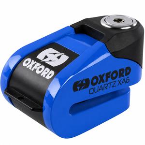 Oxford Quartz Alarm XA6 Schijfremvergrendeling - Limited Edition Blauw