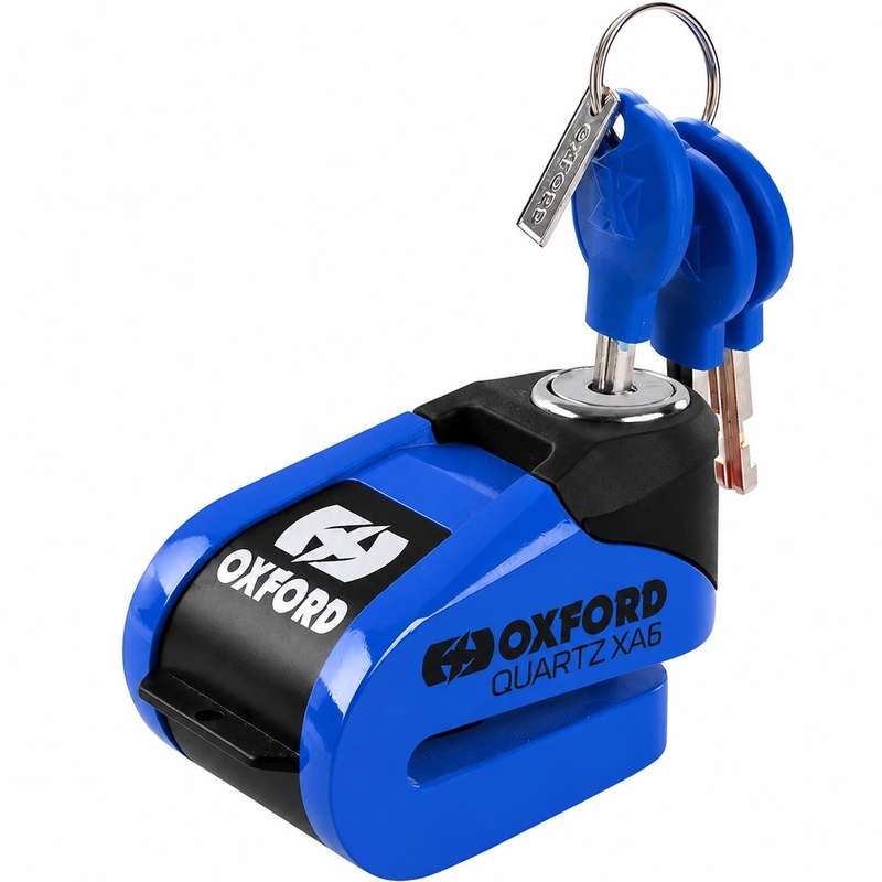 Oxford Quartz Alarm XA6 Schijfremvergrendeling - Limited Edition Blauw