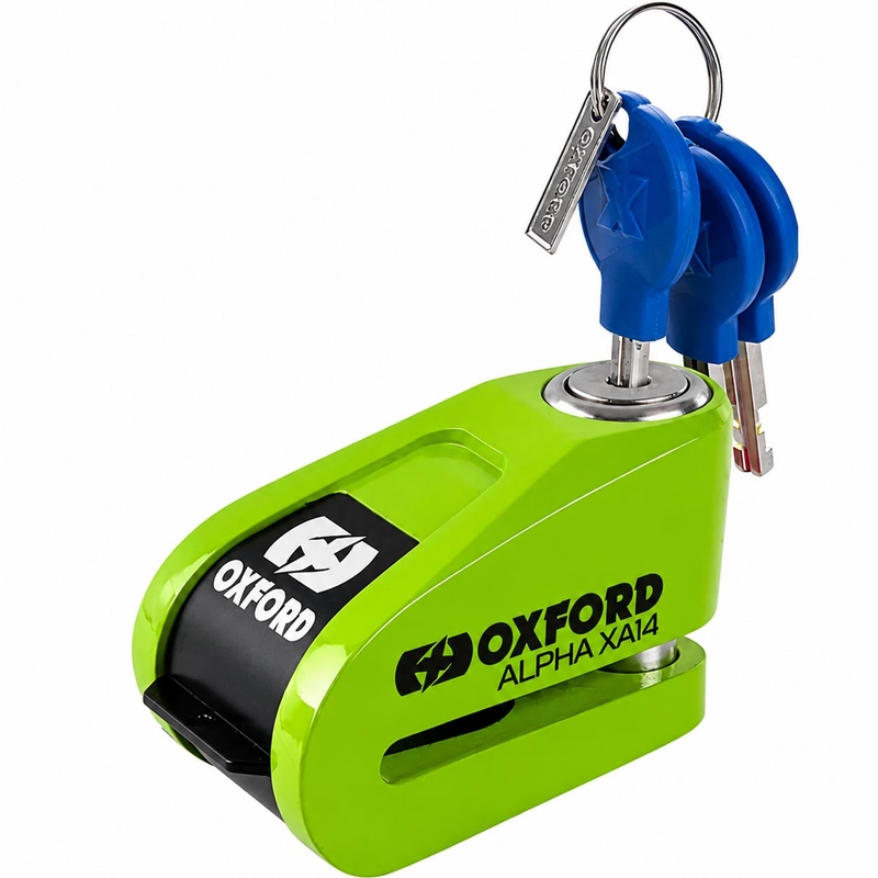 Oxford Alpha Alarm XA14 schijfremvergrendeling - Limited Edition groen