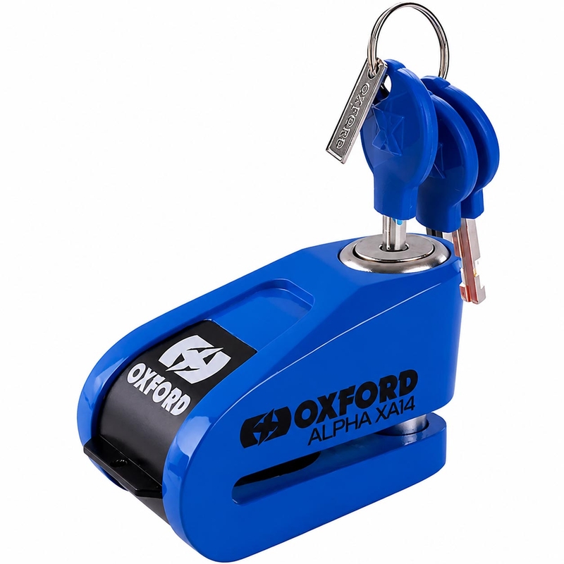 Oxford Alpha Alarm XA14 schijfremvergrendeling - Limited Edition Blauw