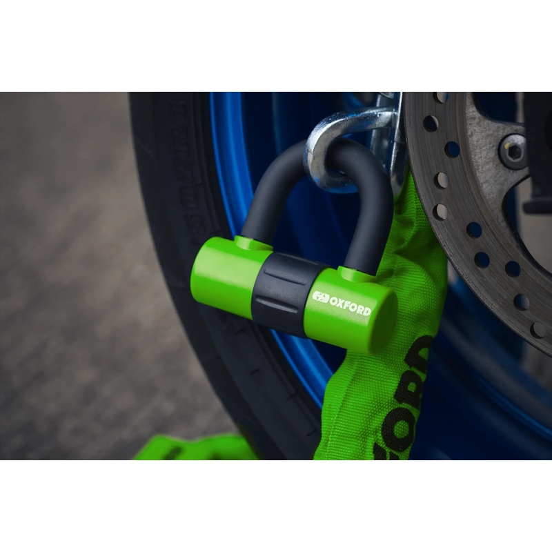Oxford HD motorfietskettingslot - gelimiteerde groene editie