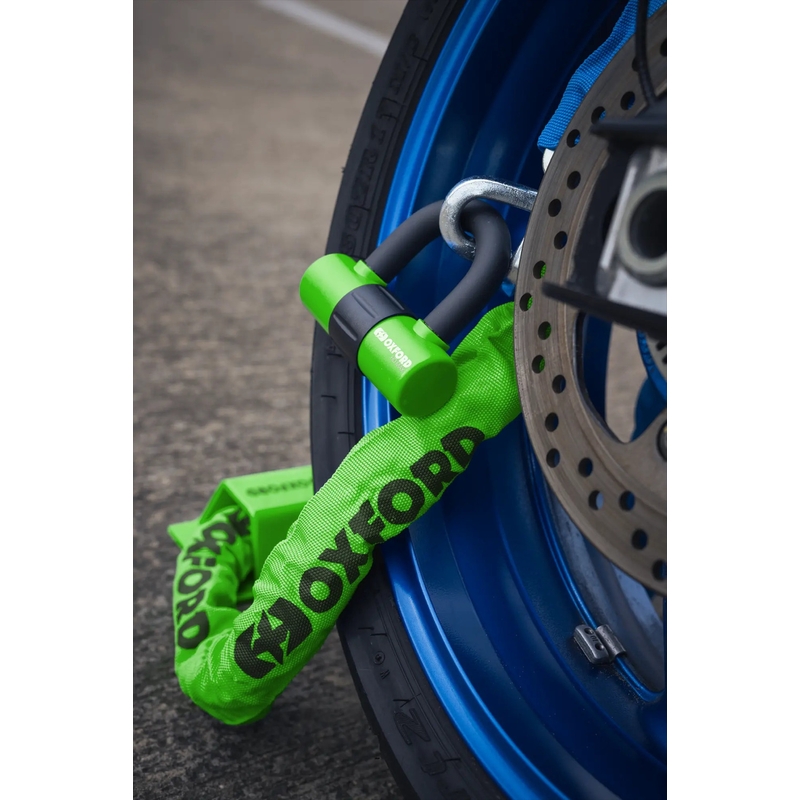 Oxford HD motorfietskettingslot - gelimiteerde groene editie