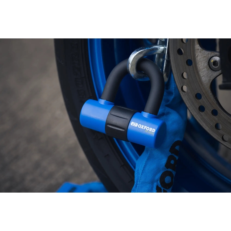 Oxford HD motorfietskettingslot - gelimiteerde blauwe editie
