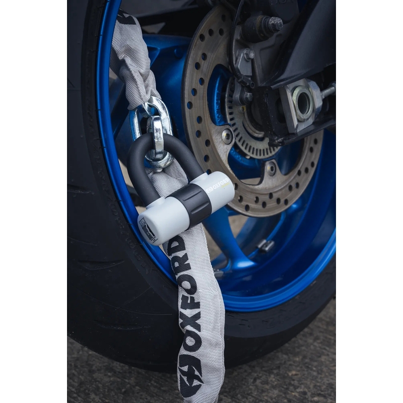 Oxford HD motorfietskettingslot - gelimiteerde editie grijs