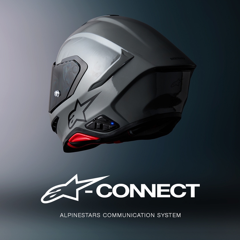 Alpinestars A-CONNECT Bluetooth motorfietsintercomsysteem, zwart