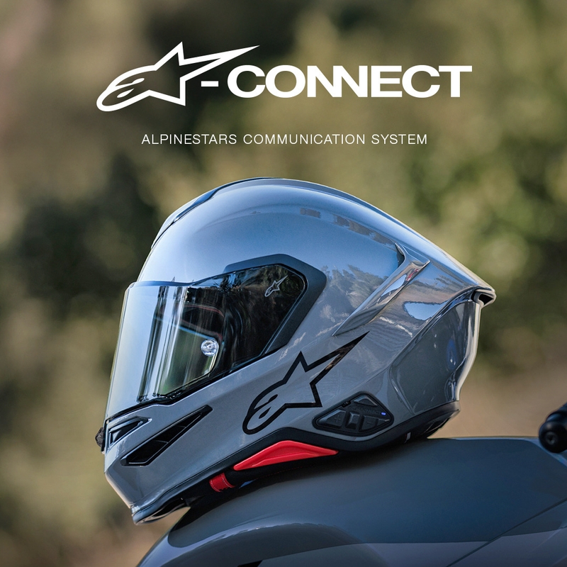 Alpinestars A-CONNECT Bluetooth motorfietsintercomsysteem, zwart