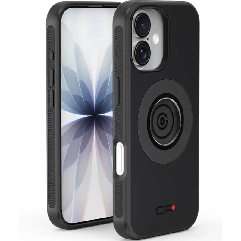 Snel te openen telefoonhoesje voor Apple iPhone 16 GRxplore zwart