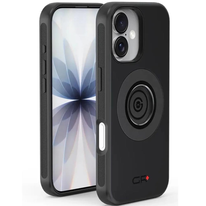 Snel te openen telefoonhoesje voor Apple iPhone 16 Plus GRxplore zwart
