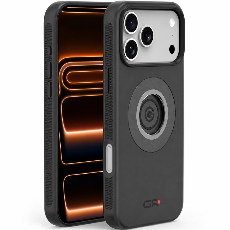 Snel te openen telefoonhoesje voor Apple iPhone 17 Pro Max GRxplore zwart