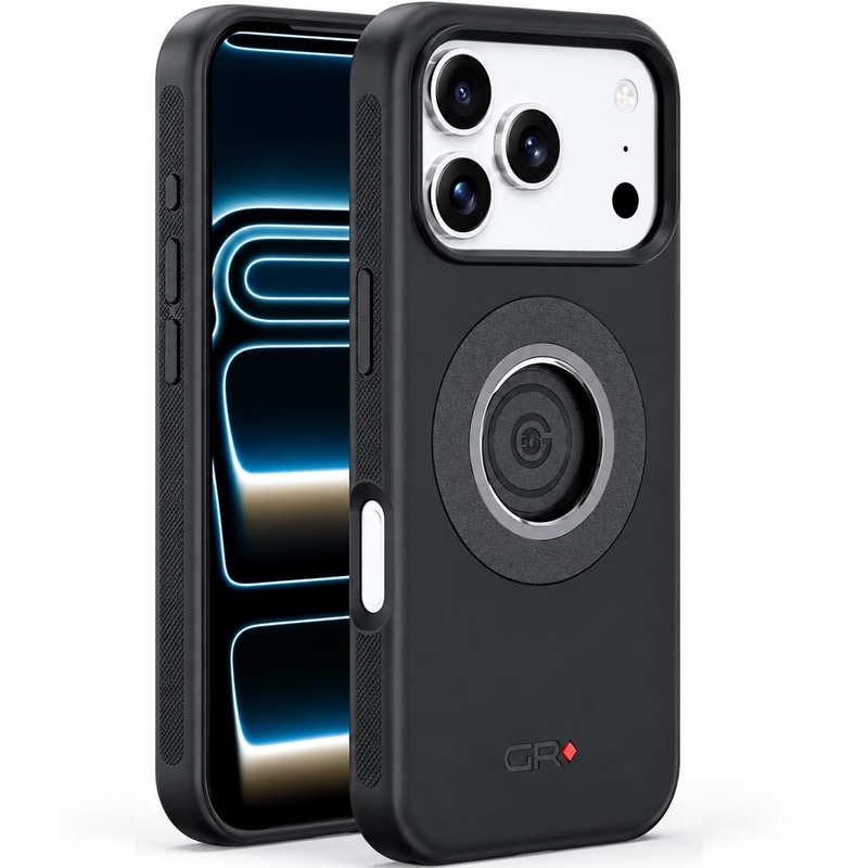 Snel te openen telefoonhoesje voor Apple iPhone 17 Pro GRxplore zwart