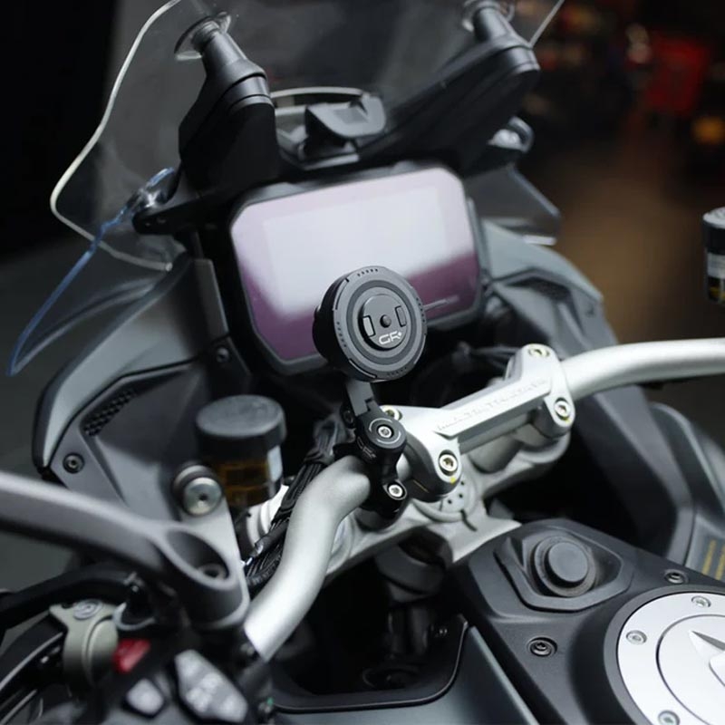 Motorfiets telefoonhouder met verstelbare arm GRxplore MT11 zwart