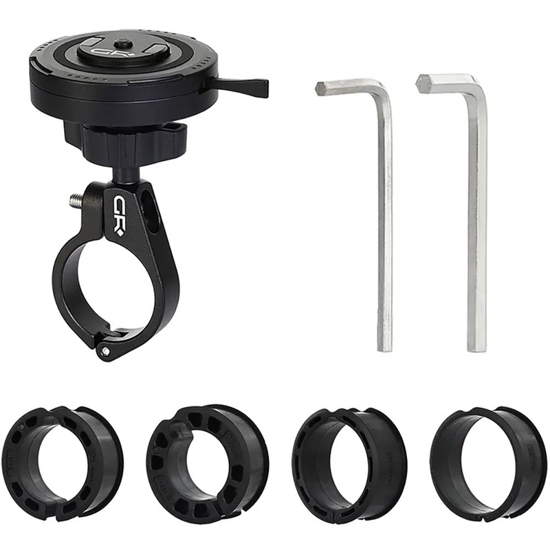 GRxplore MT2 draaibare telefoonhouder met twistlock-mechanisme, zwart