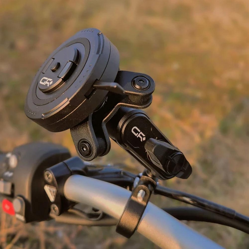 Telefoonhouder voor op het motorstuur met 3D polyamide trillingsdemper GRxplore MT6 zwart