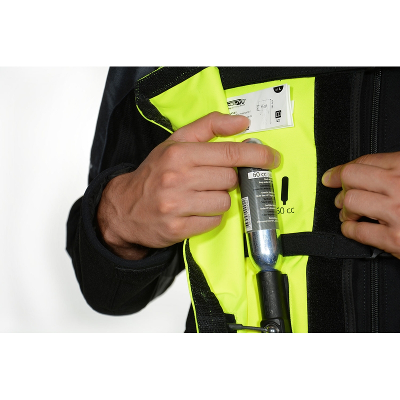 HELITE Turtle 2 airbagvest fluo geel
