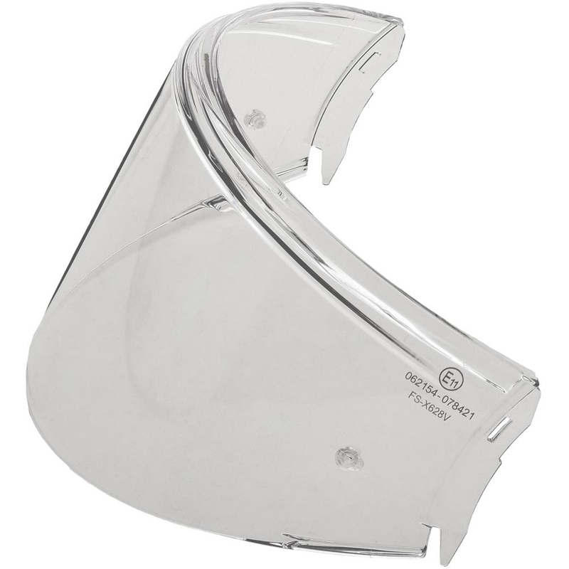 Cassida Multiflip motorhelmvizier met Pinlock-voorbereiding, transparant