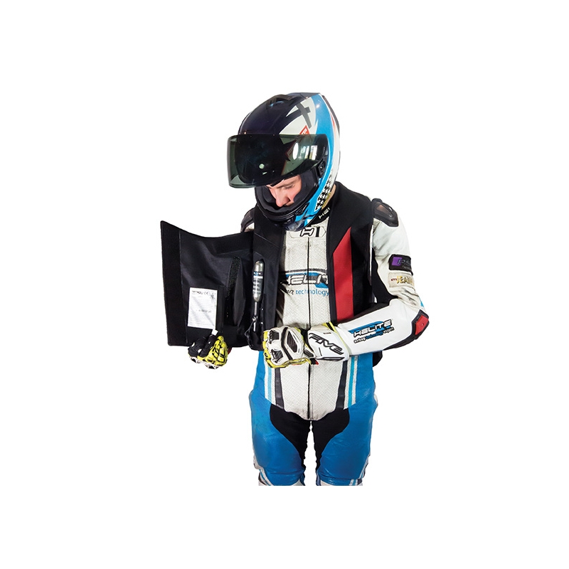 HELITE GP Air 2 airbag vest zwart en wit