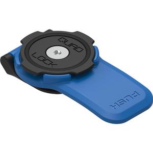 Quad Lock® 360 telefoonhouderkop met ontgrendelingshendel, blauw-zwart