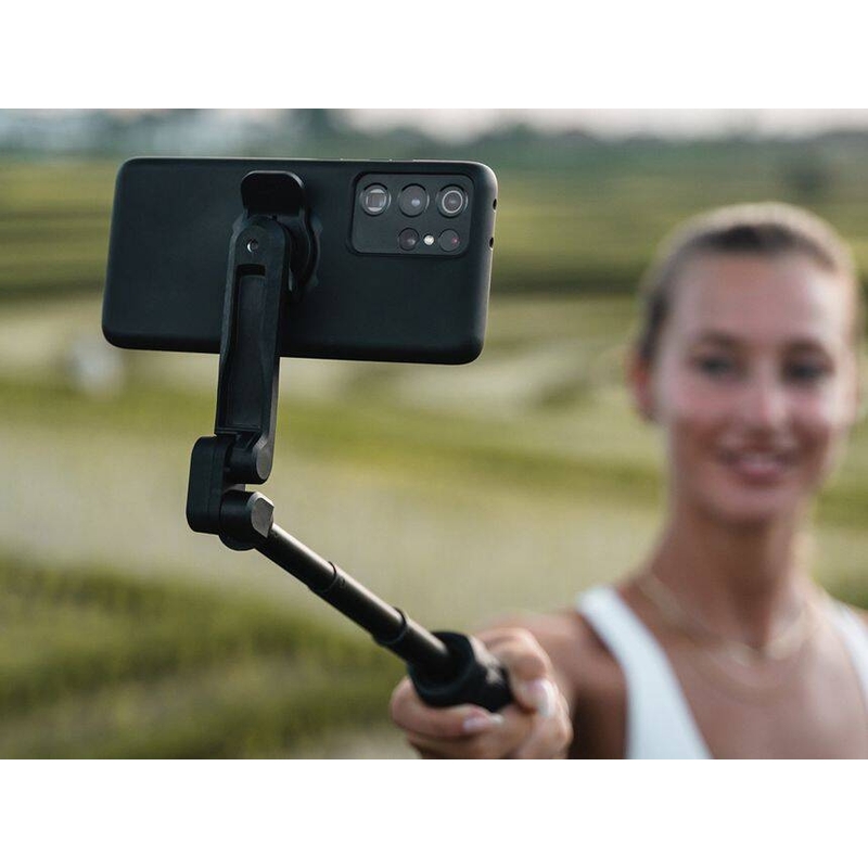 Quad Lock® 360 telefoonhouderkop met ontgrendelingshendel, blauw-zwart