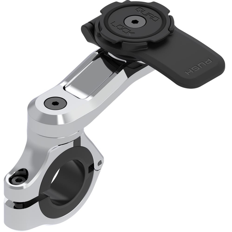 Quad Lock® PRO telefoonhouder voor op het stuur, chroom