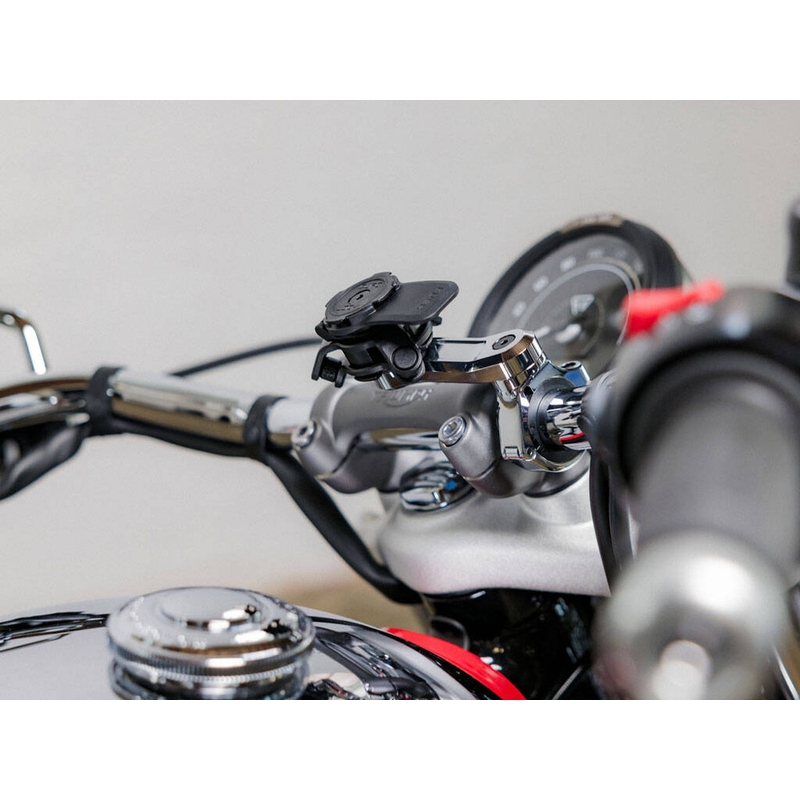 Quad Lock® PRO telefoonhouder voor op het stuur, chroom