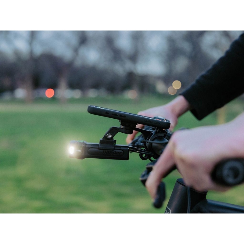 Quad Lock® actiecamera-/lichtadapter zwart