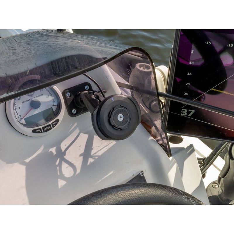 Quad Lock® 360 Platte Basis Zwart