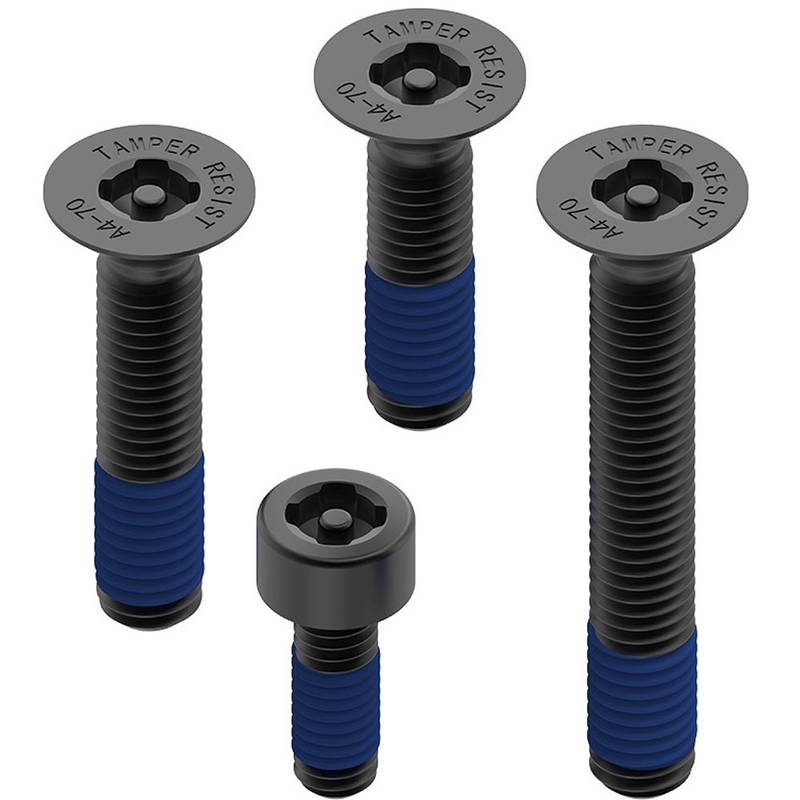 Quad Lock® antidiefstal schroefset zwart
