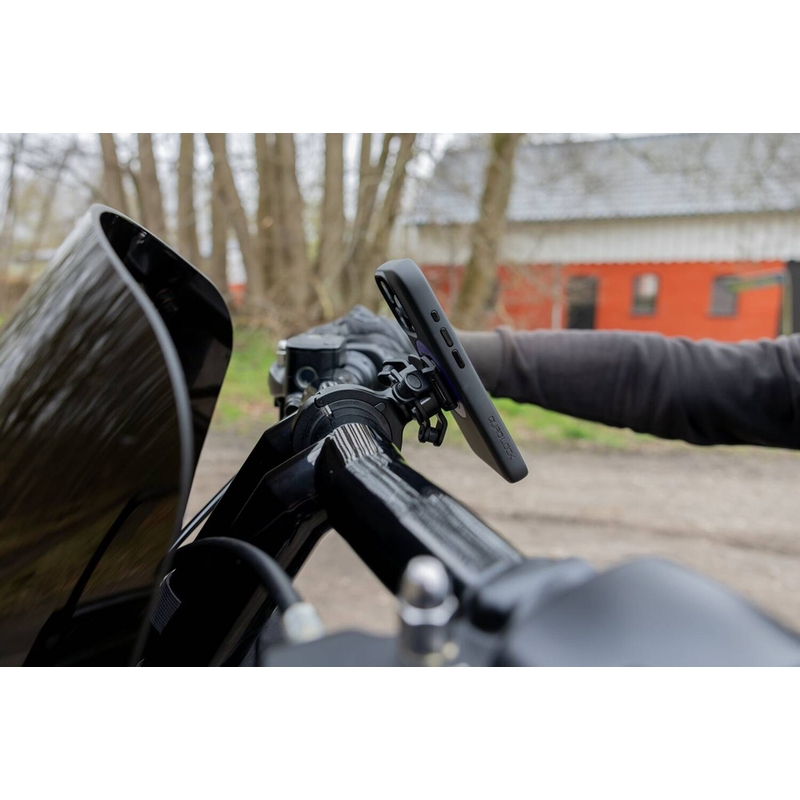 Quad Lock® PRO grote telefoonhouder voor op het stuur, zwart
