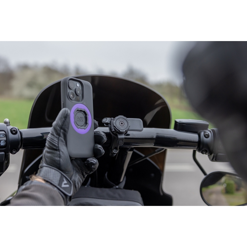 Quad Lock® PRO grote telefoonhouder voor op het stuur, zwart