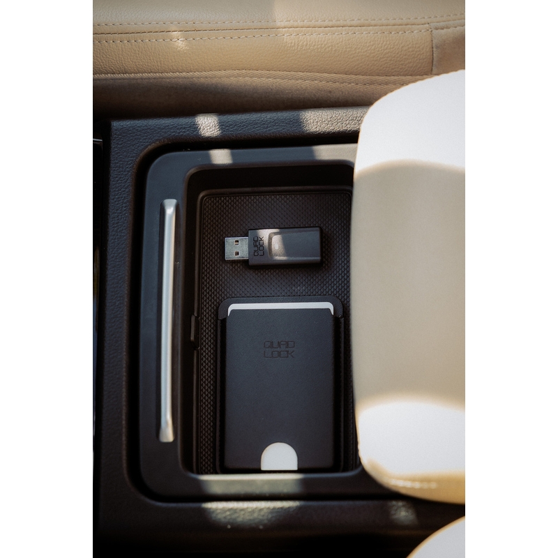 Quad Lock® CarPlay/Android Auto draadloze adapter zwart