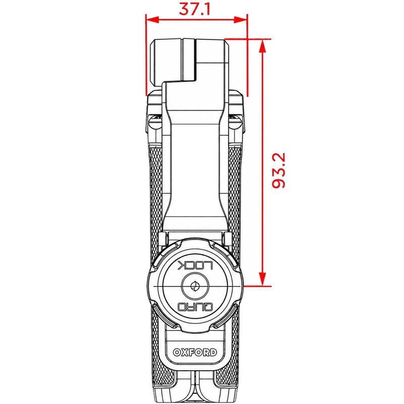 Quad Lock® statief zwart
