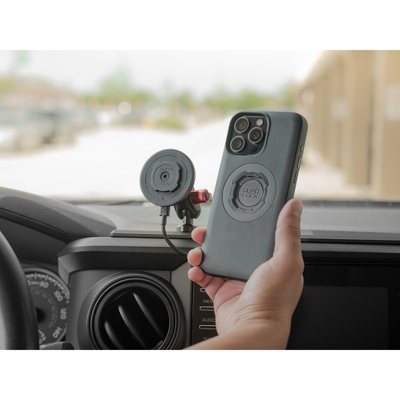 Quad Lock® Auto - Baldopadapters zwart