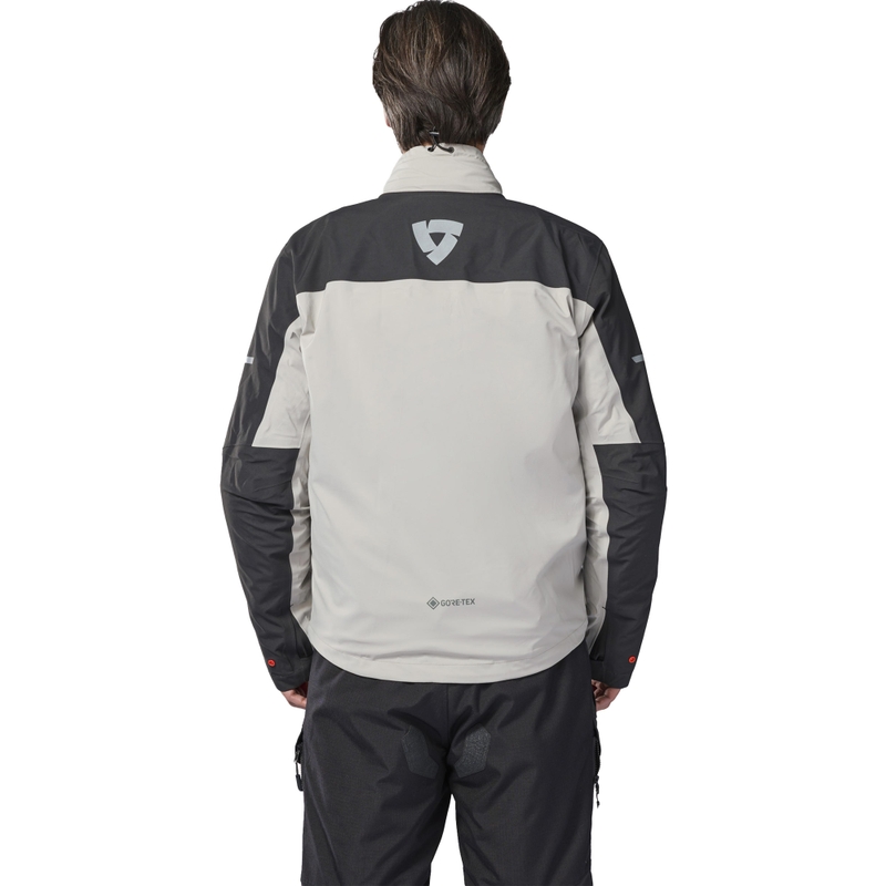 Revit Defender 4 GTX motorjas zwart-mosterdgeel