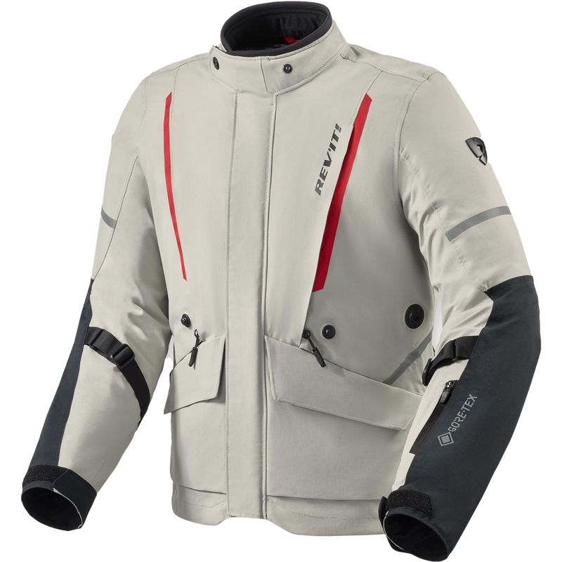 Revit Vertical 2 GTX motorjas grijs-rood