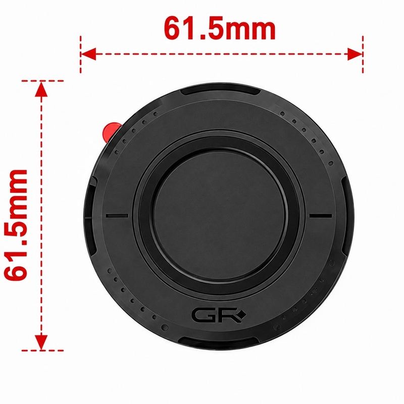 GRxplore MT10 gebogen telefoonhouder voor motorfietsstuur, zwart