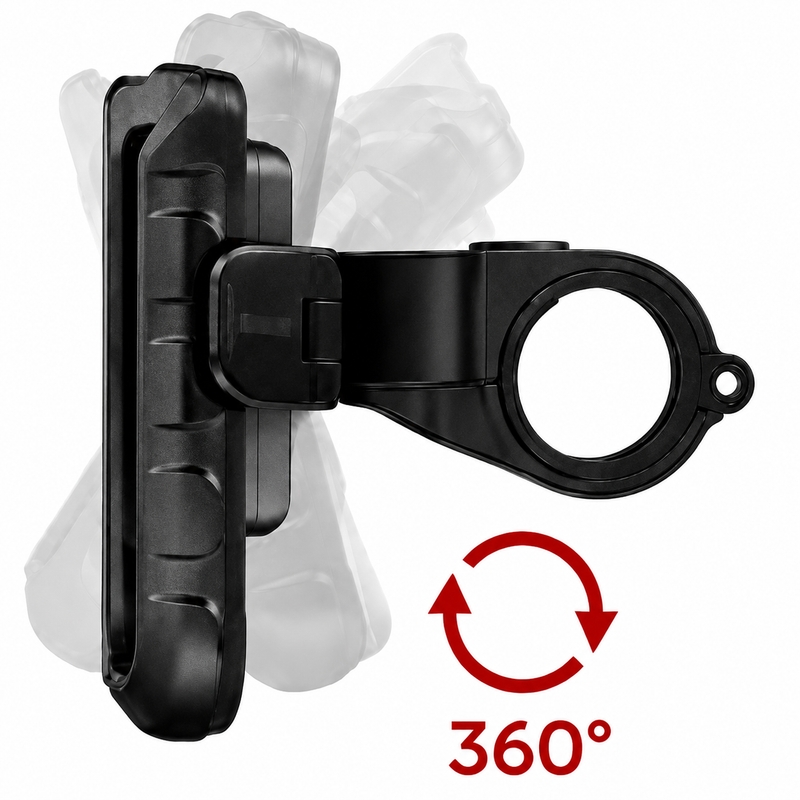 Anti-vibratie telefoonhouder MotoZem ISO PRO zwart