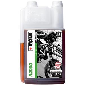 Semi-synthetische olie Ipone R2000 Aardbei 2T 1 l aardbei