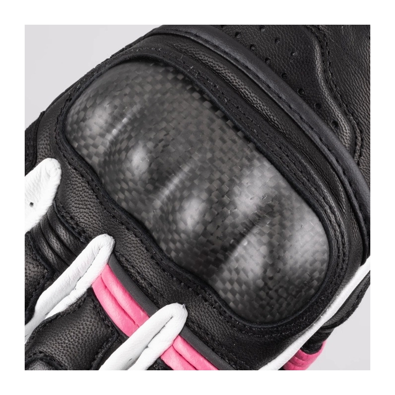 Damesmotorhandschoenen Oxford RP-5 3.0 zwart-wit-roze