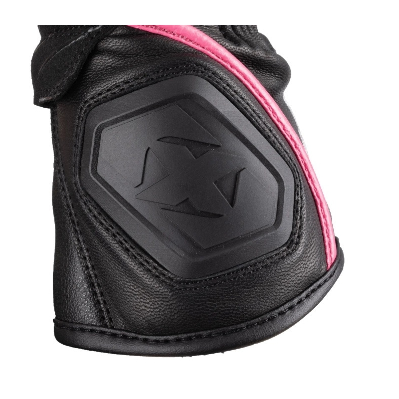 Damesmotorhandschoenen Oxford RP-5 3.0 zwart-wit-roze