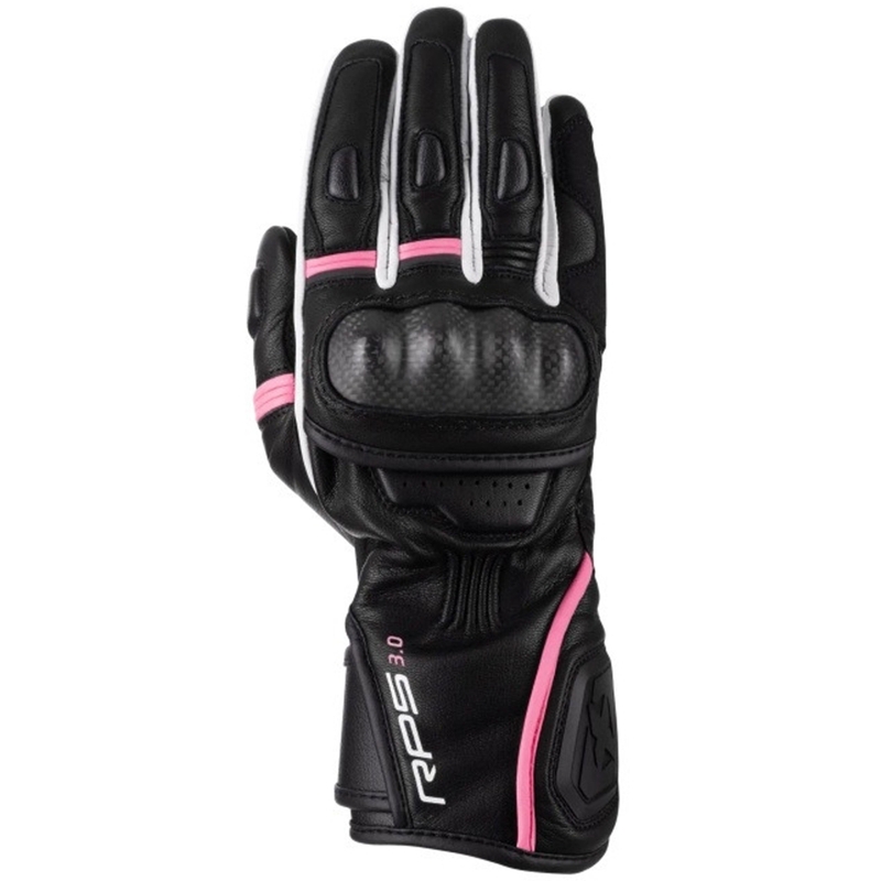 Damesmotorhandschoenen Oxford RP-5 3.0 zwart-wit-roze